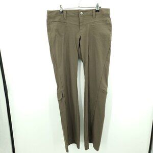 Athleta Women's Dipper Nylon Cargo Hiking Pants 10T Green